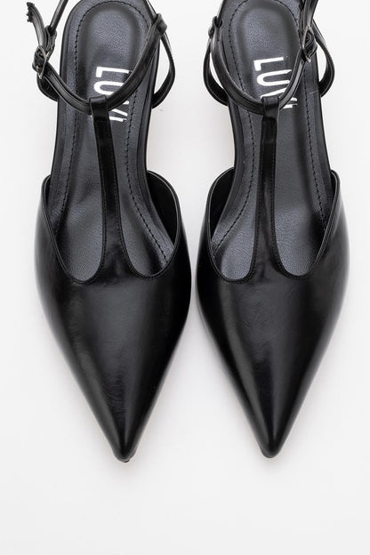 Asher - Zapatilla de tacón destalonada con punta (Mujer)