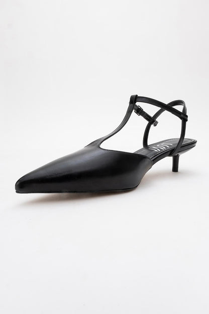Asher - Zapatilla de tacón destalonada con punta (Mujer)