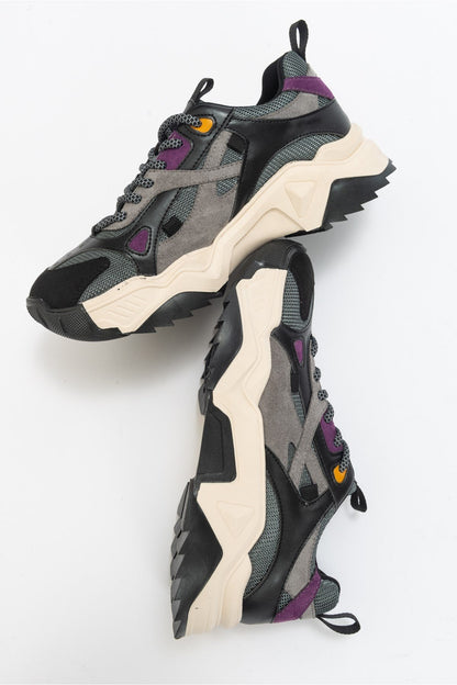 Lecce - Zapatillas deportivas multitono negro-morado (Mujer)