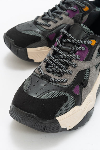 Lecce - Zapatillas deportivas multitono negro-morado (Mujer)