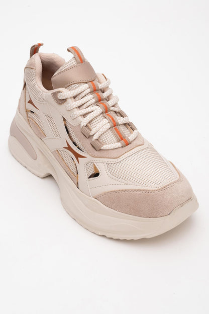 Zapatillas deportivas marrón-beige (Mujer)