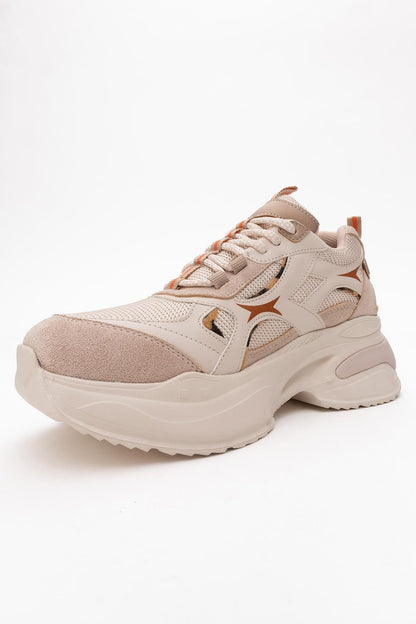 Zapatillas deportivas marrón-beige (Mujer)