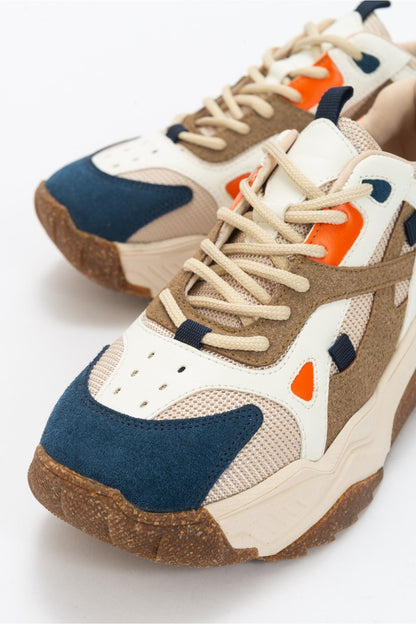 Zapatilla Lecce - Azul marino/Multicolor (Mujer)