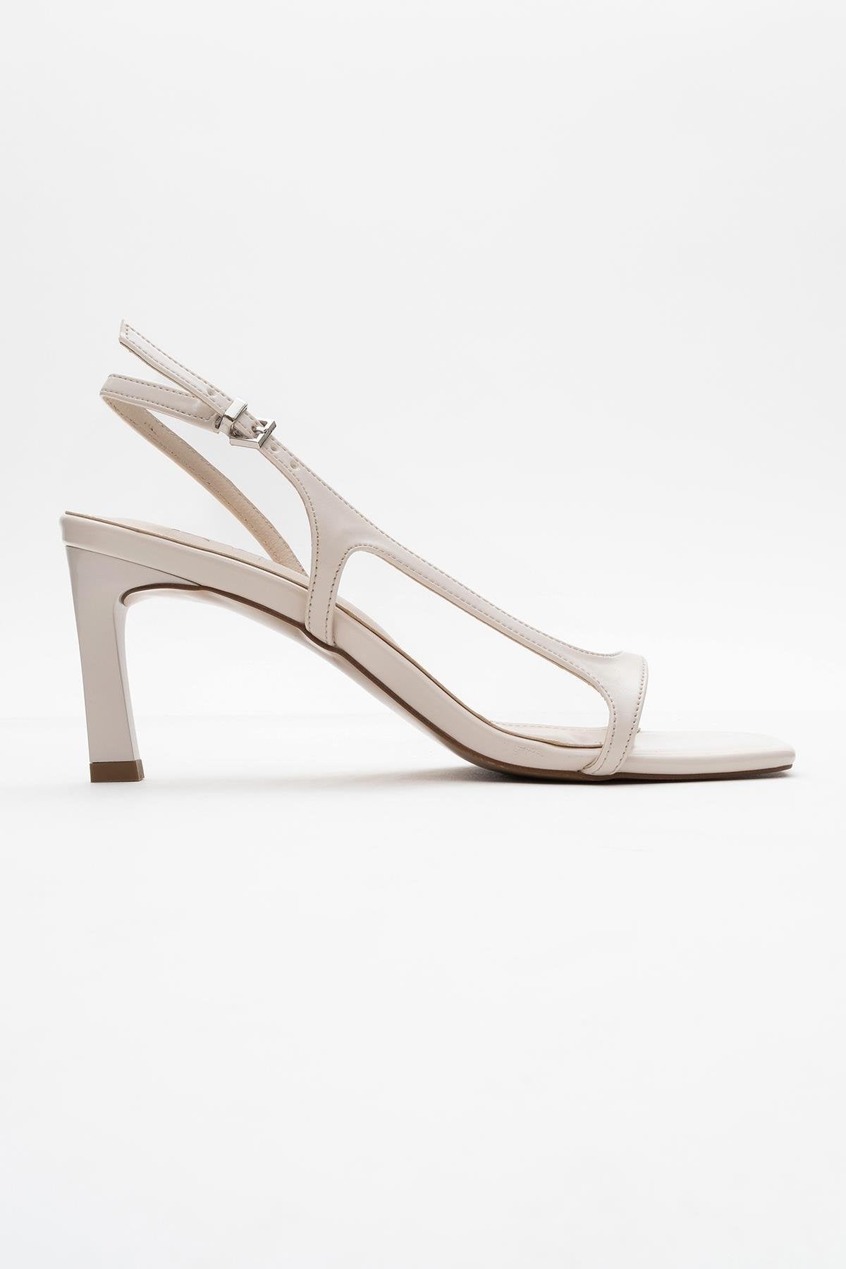 Melby - Sandalia de aguja con tiras en color blanco roto (Mujer)