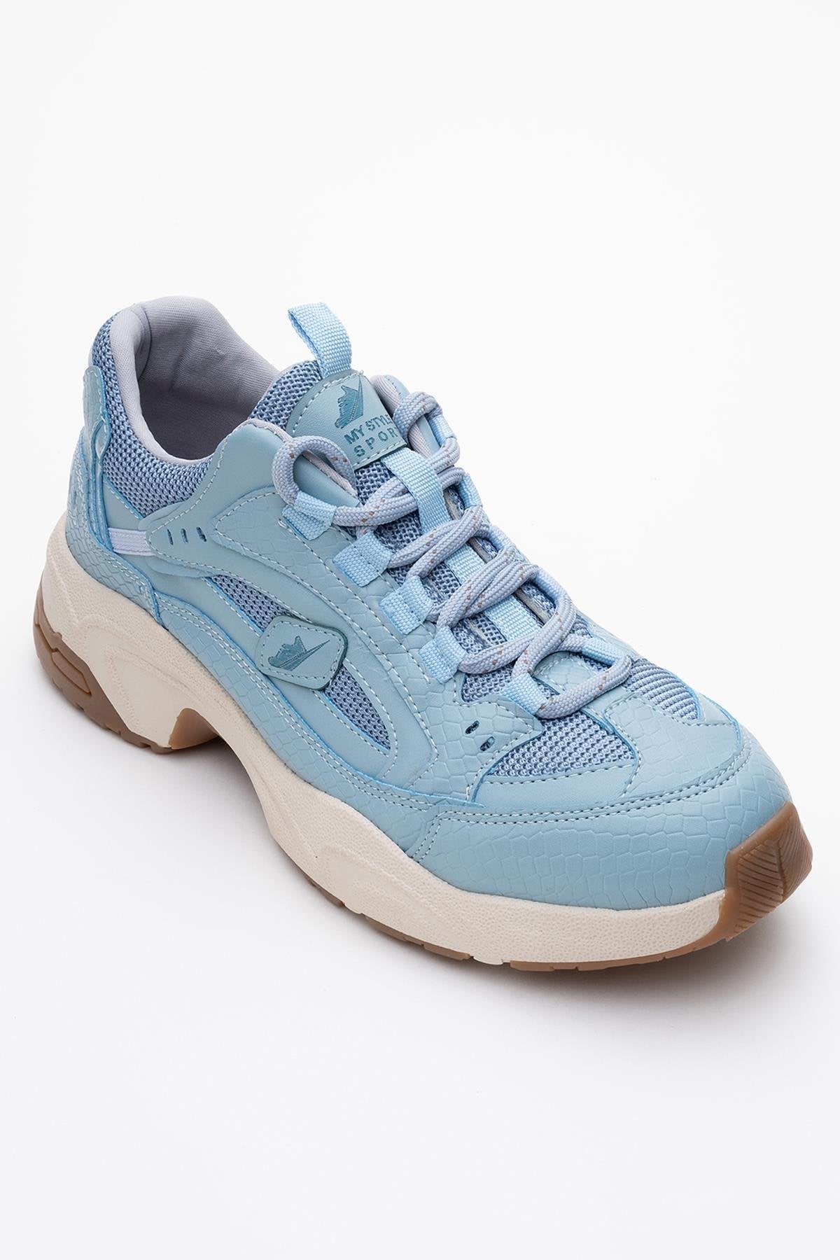 Bambi - Zapatillas de malla estampadas azules (Mujer)