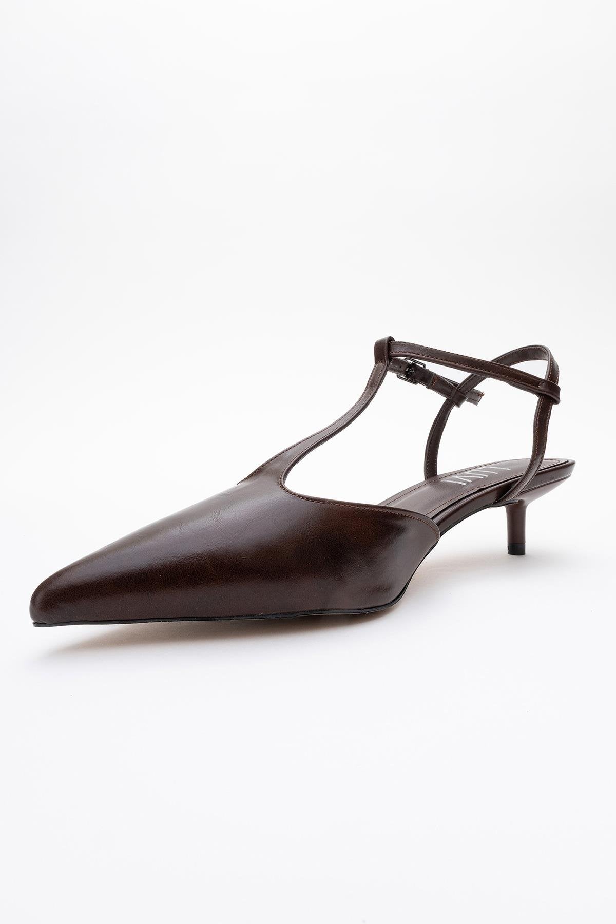 Asher - Zapatilla de tacón destalonada con punta fina (Mujer)