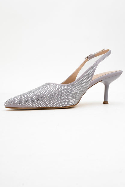Novs - Zapatos de tacón "Stiletto" plateados (Mujer)