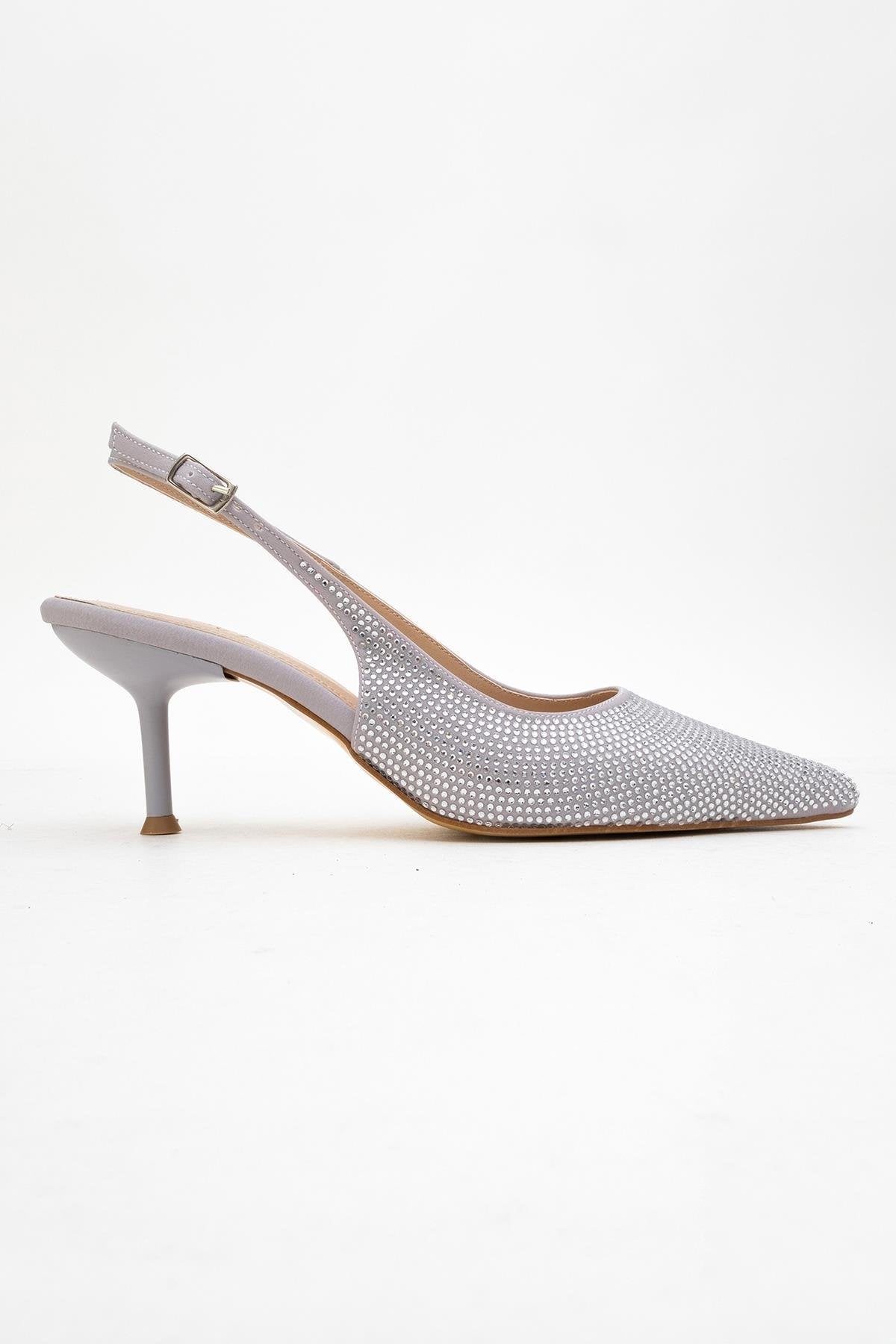 Novs - Zapatos de tacón "Stiletto" plateados (Mujer)