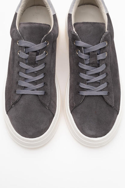 Gueno - Zapatillas deportivas de piel genuina y ante (Mujer)