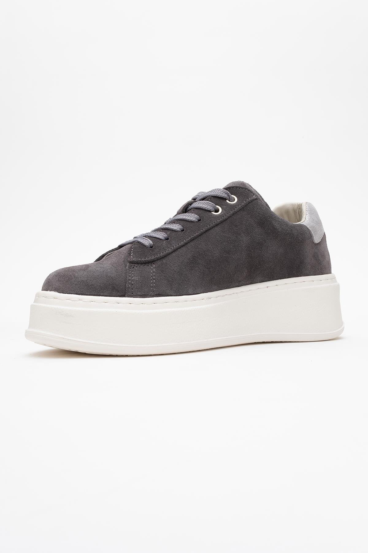 Gueno - Zapatillas deportivas de piel genuina y ante (Mujer)