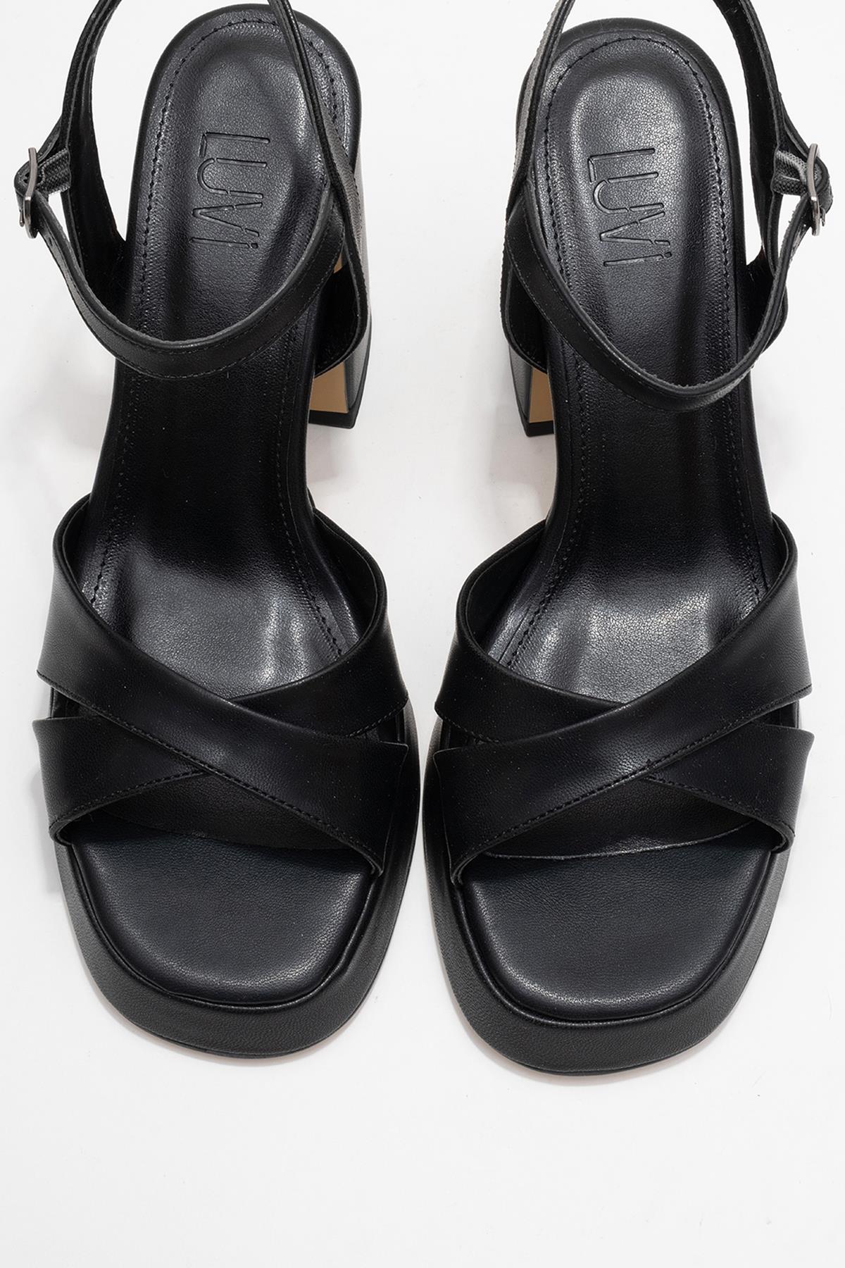 Lello - Zapatos de tacón de plataforma negros (Mujer)