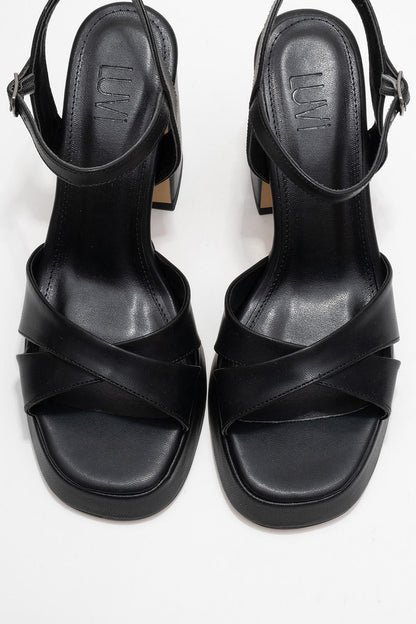 Lello - Zapatos de tacón de plataforma negros (Mujer)