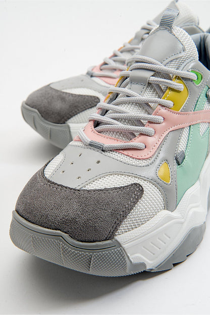 Lecce - Zapatillas deportivas blancas estampadas (Mujer)
