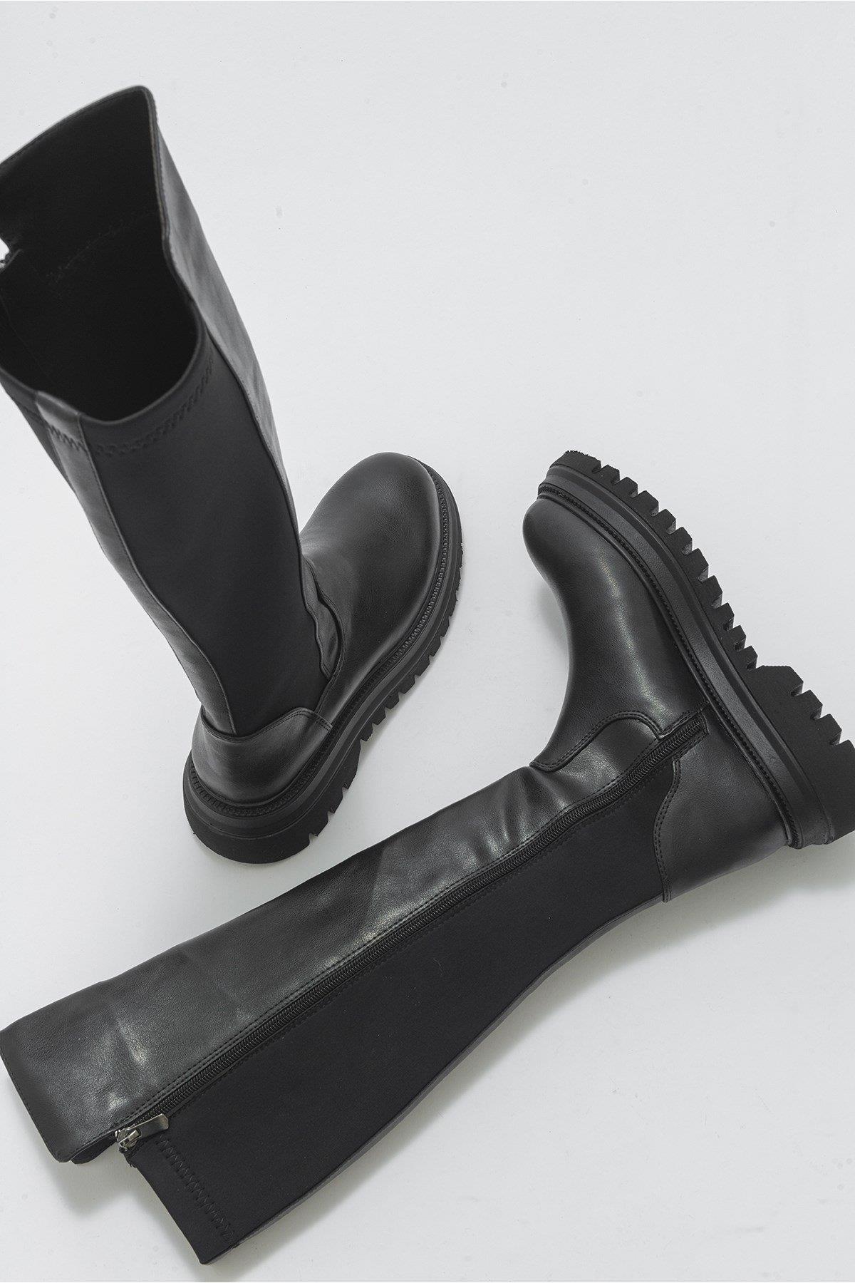 Paul - Bota elástica negra (Mujer)