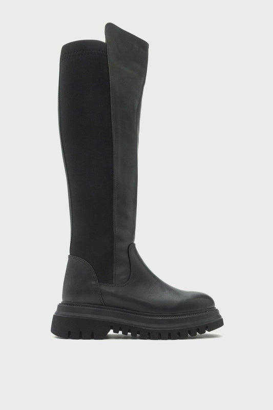 Paul - Black Stretch Boot (Women)