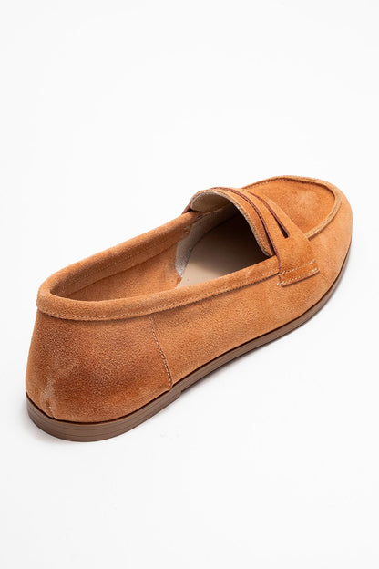 Dorothy - Mocasines de piel de ante color miel