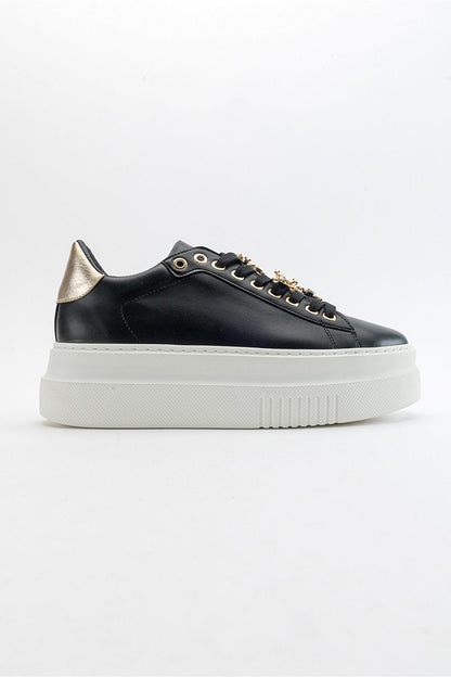 Ater - Zapatillas con Hebilla de Abeja Negra (Mujer)