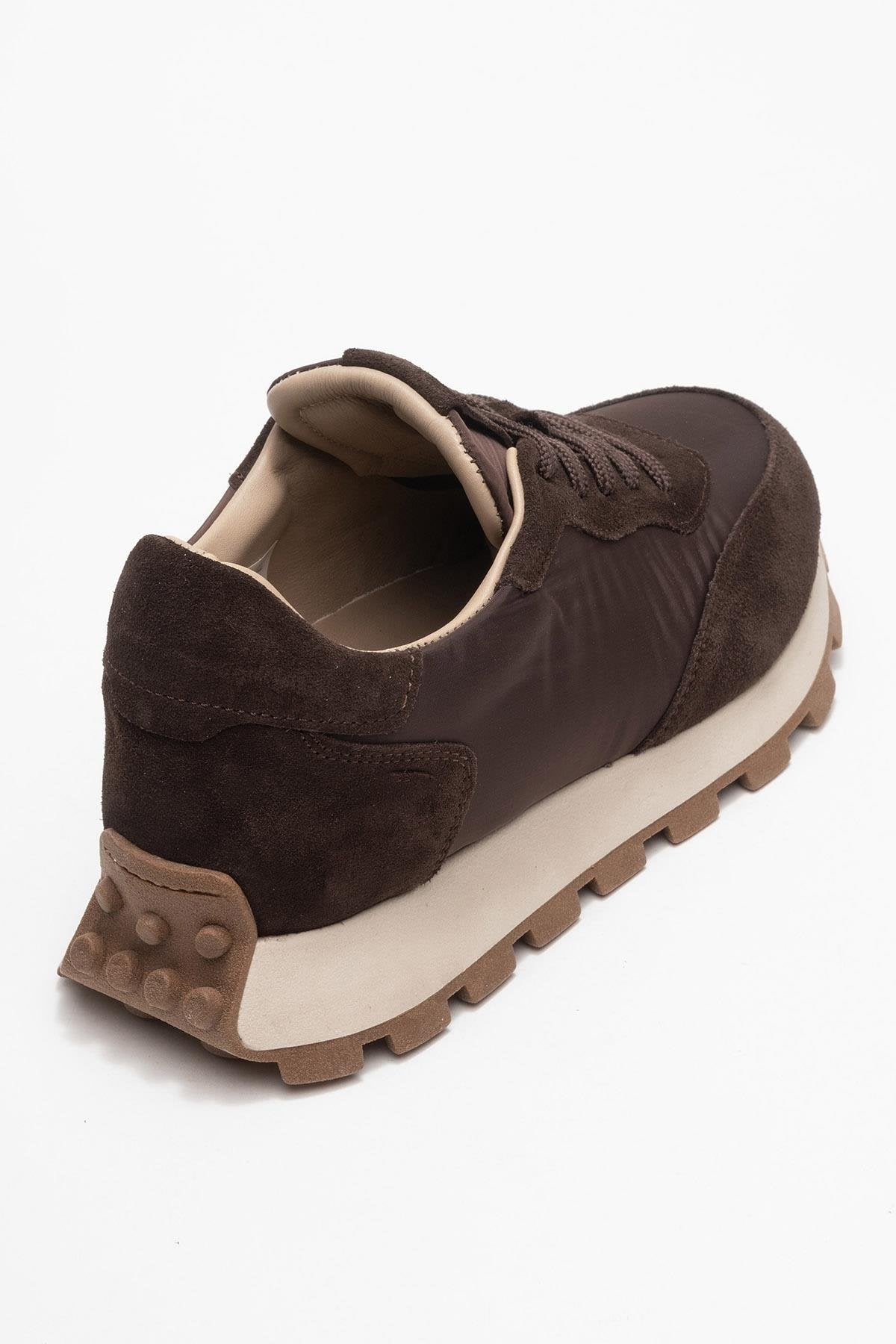 Amanda - Brown Leather Sneakers (Women)