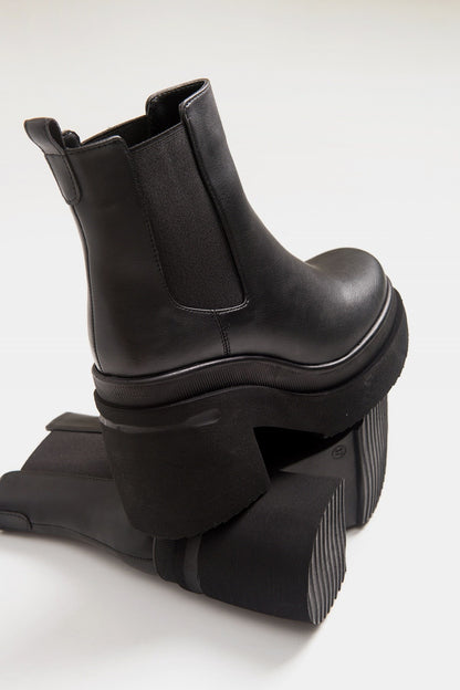 Amberes - Bota Chelsea Negra (Mujer)