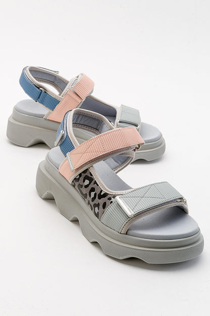Tedy - Sandalia con Tiras Multi Velcro (Mujer)
