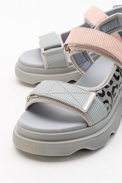 Tedy - Sandalia con Tiras Multi Velcro (Mujer)
