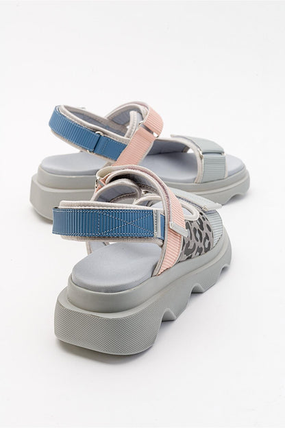 Tedy - Sandalia con Tiras Multi Velcro (Mujer)