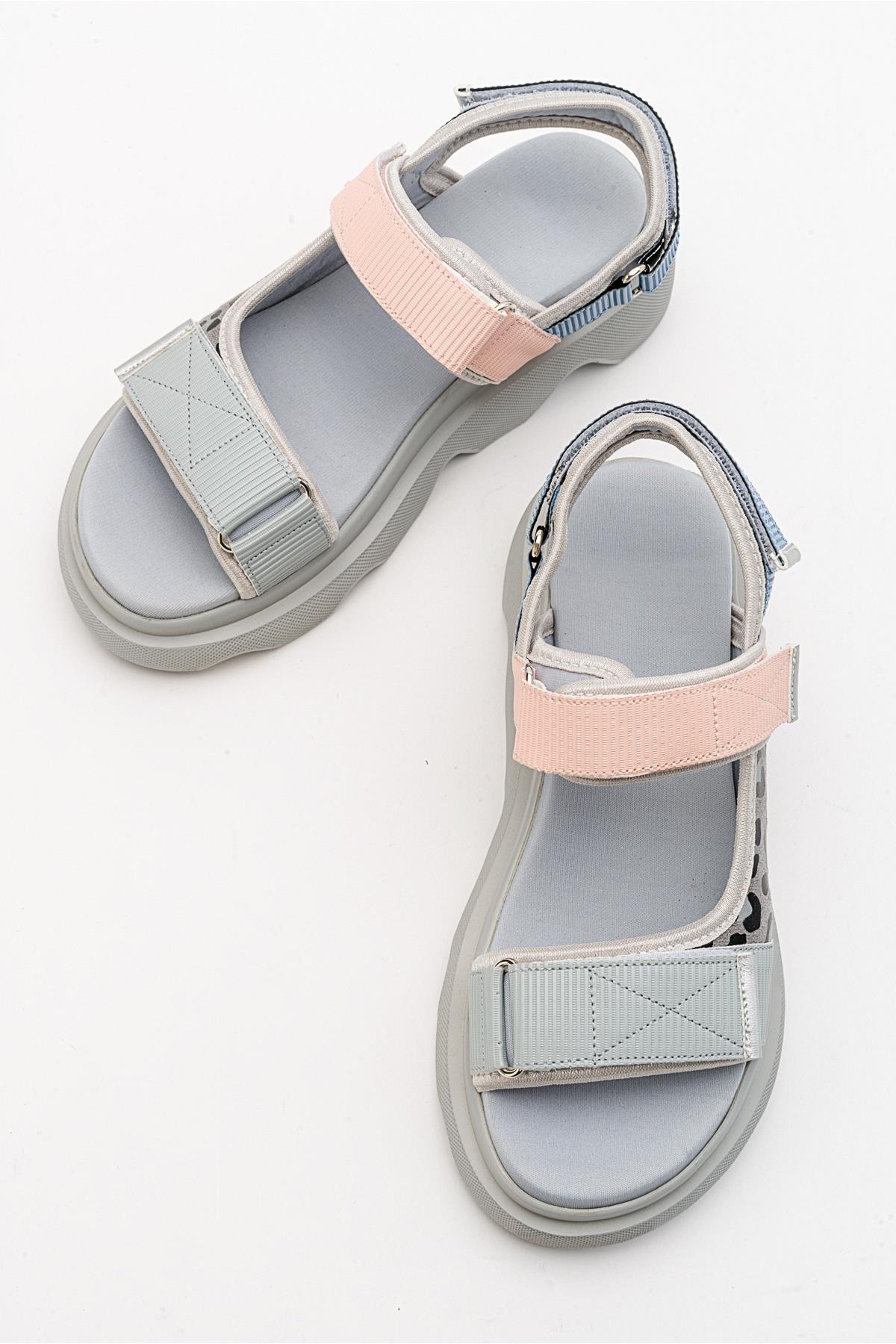 Tedy - Sandalia con Tiras Multi Velcro (Mujer)
