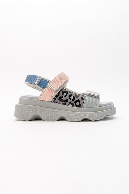 Tedy - Sandalia con Tiras Multi Velcro (Mujer)