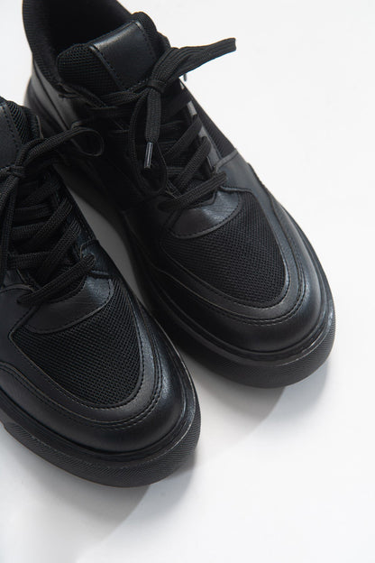 Pure - Zapatillas de malla negras (mujer)