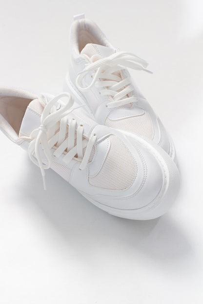 Zapatillas deportivas de malla Pure - White (mujer)