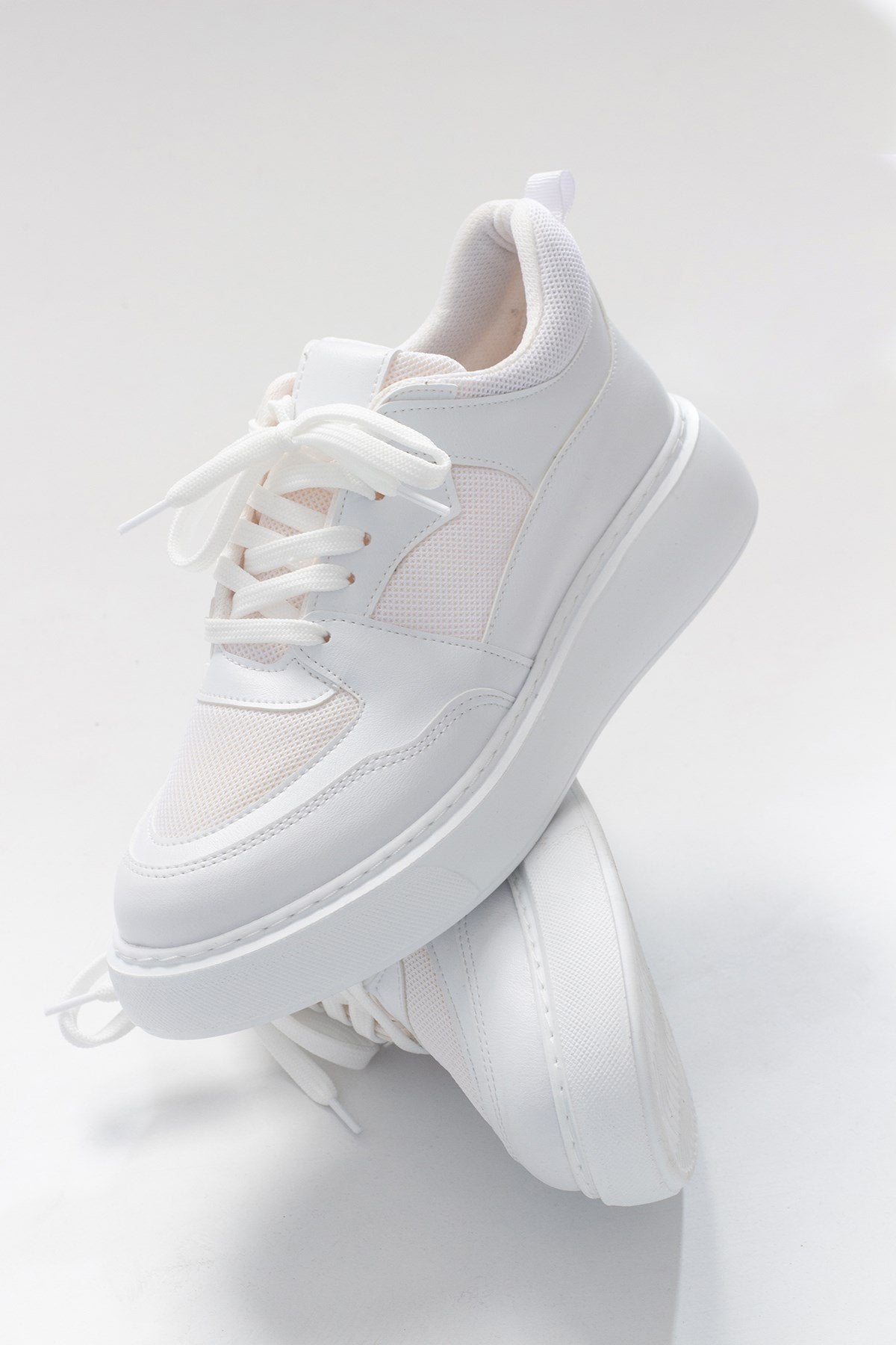 Zapatillas deportivas de malla Pure - White (mujer)