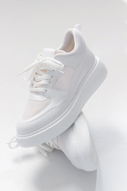 Zapatillas deportivas de malla Pure - White (mujer)