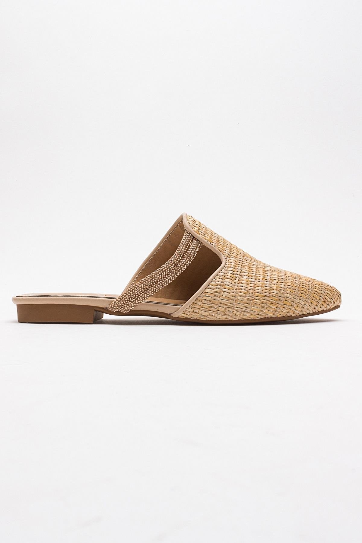 Pesa - Pantuflas Tejidas Beige (Mujer)
