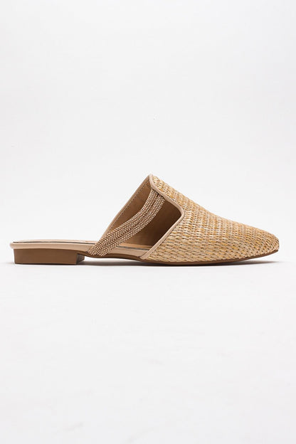 Pesa - Pantuflas Tejidas Beige (Mujer)
