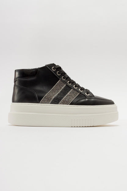 Lessino - Zapatillas negras (Mujer)