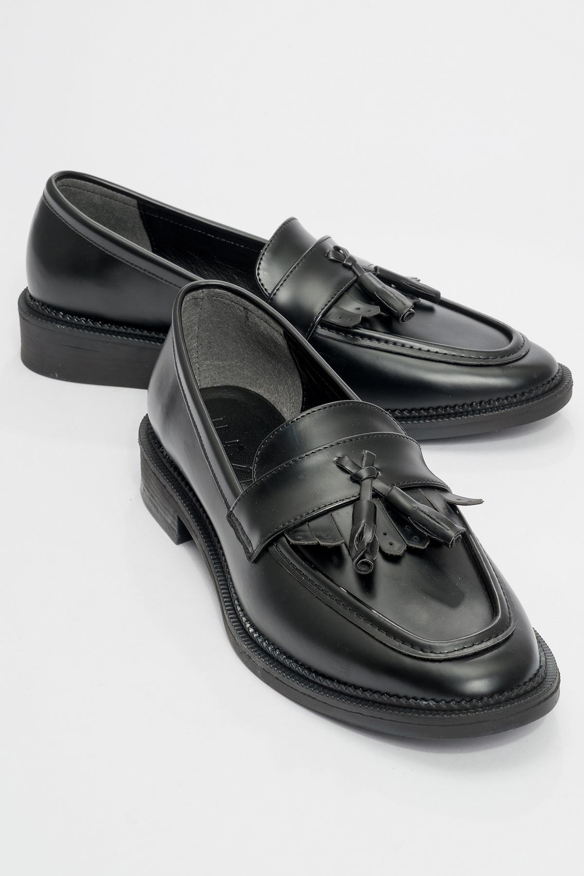 Zita - Mocasines de charol negros (Mujer)