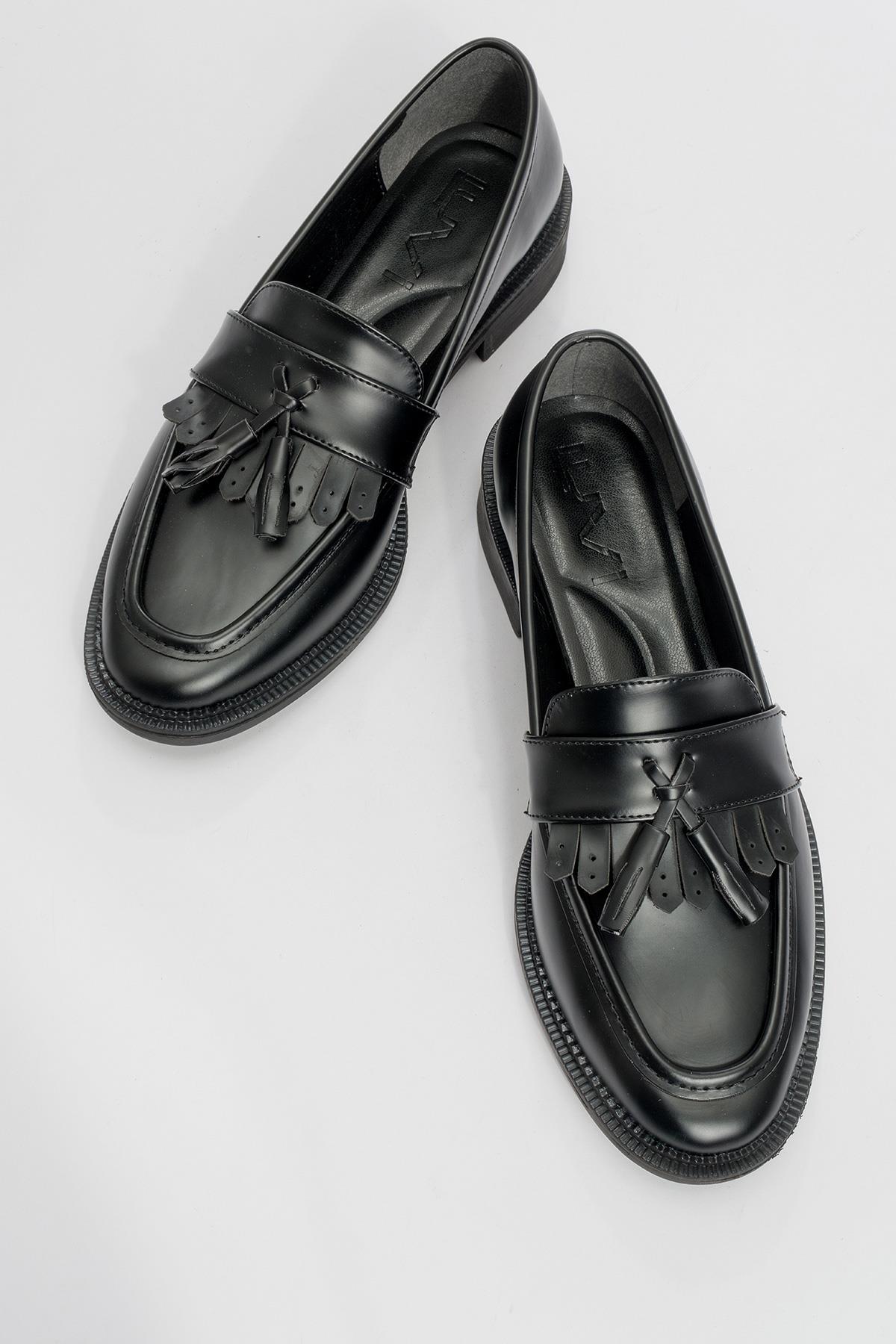 Zita - Mocasines de charol negros (Mujer)