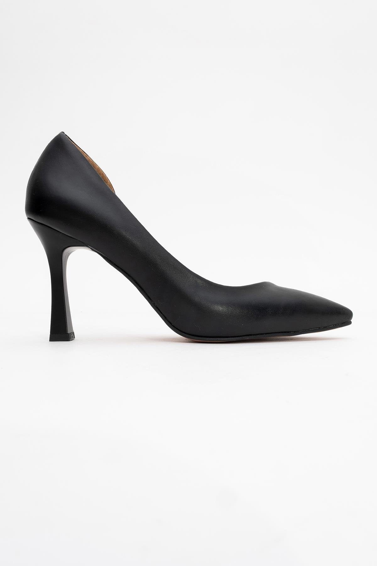 Ursula - Zapatos de tacón de punta fina negros (Mujer)