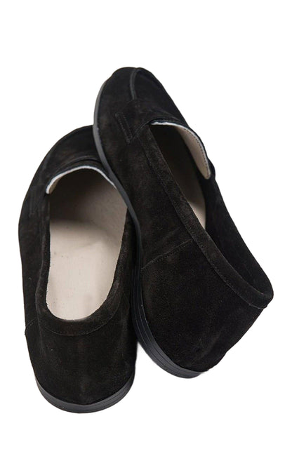 Dorothy - Black Suede Leather Loafers