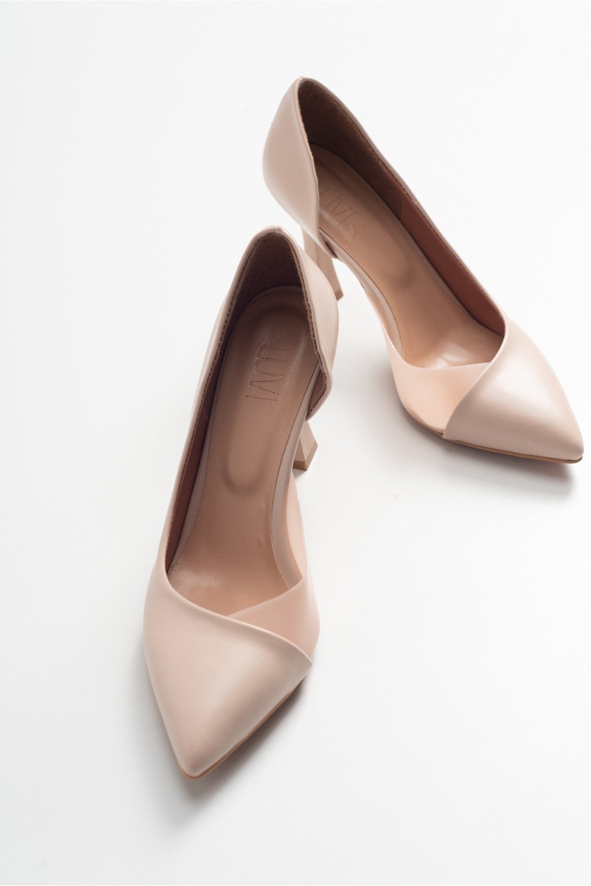 Ursula - Zapato de Tacón Aguja Puntiagudo Nude (Mujer)