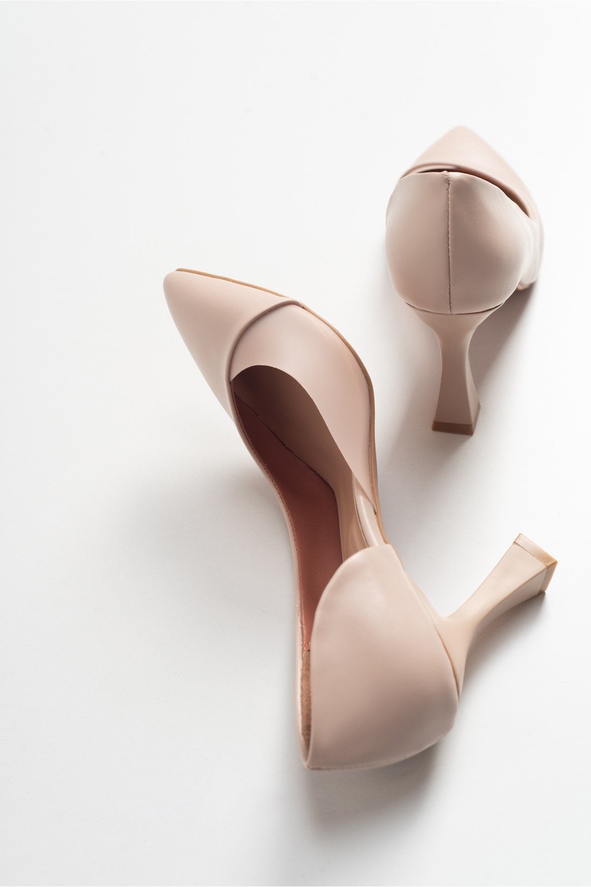 Ursula - Zapato de Tacón Aguja Puntiagudo Nude (Mujer)