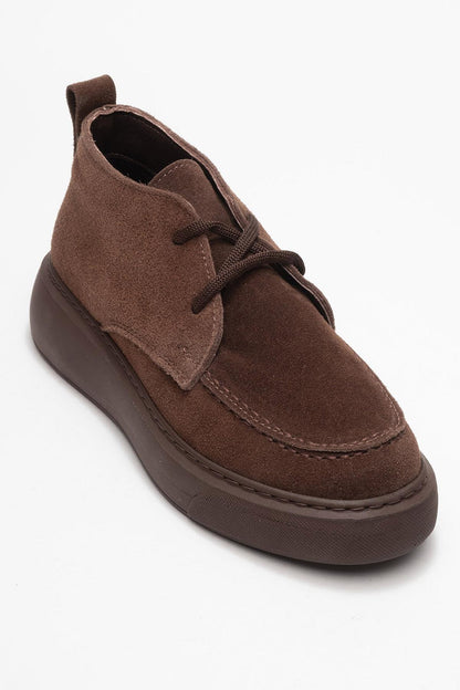 Lilya - Bota Chukka de Gamuza Marrón (Mujer)