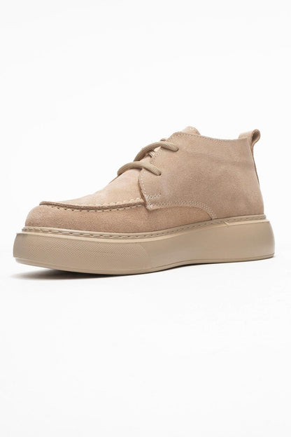 Lilya - Bota Chukka de ante color topo claro (Mujer)