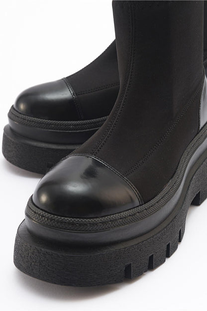 Aves - Botas de buceo gruesas negras (Mujer)