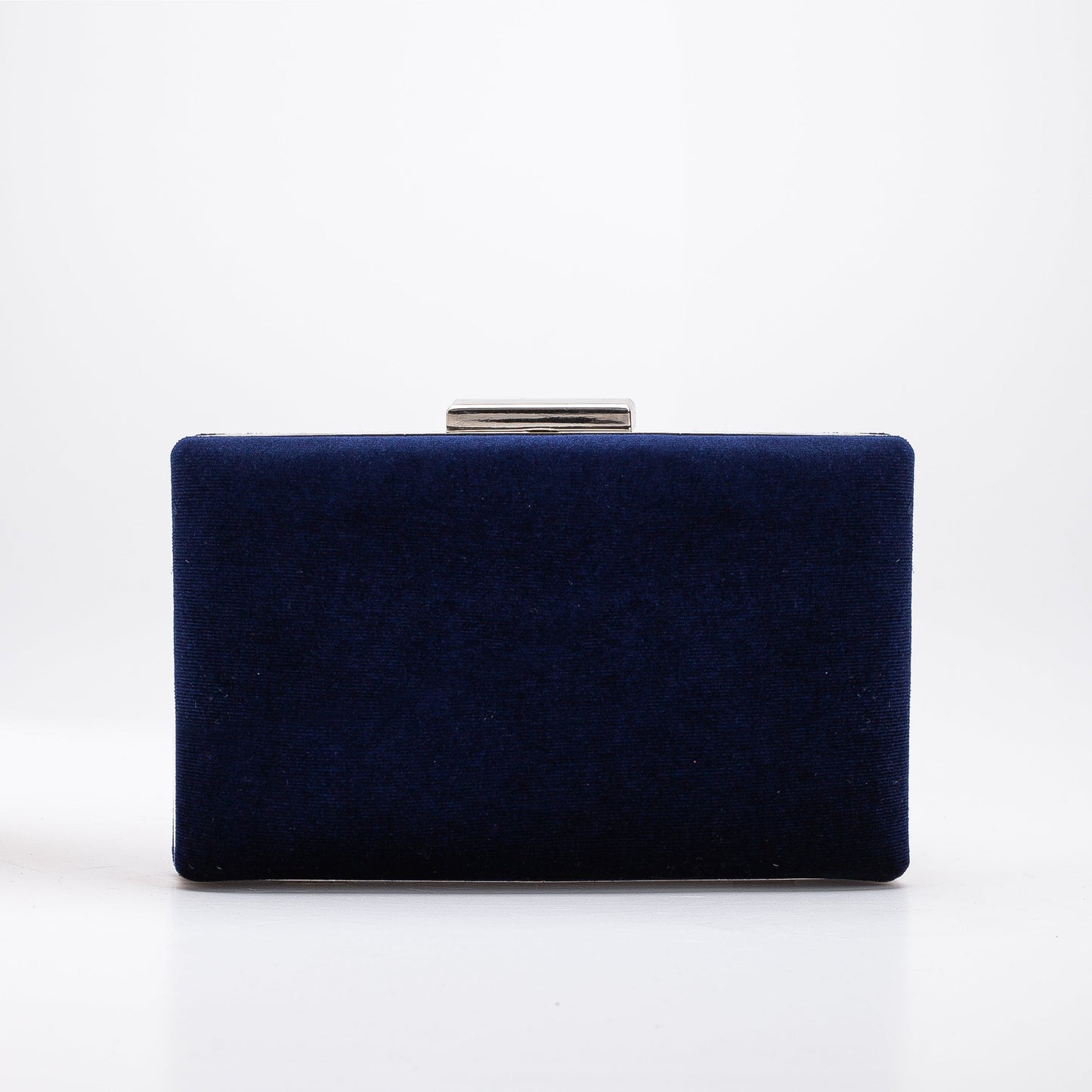 Clara - Cartera de mano de ante azul oscuro