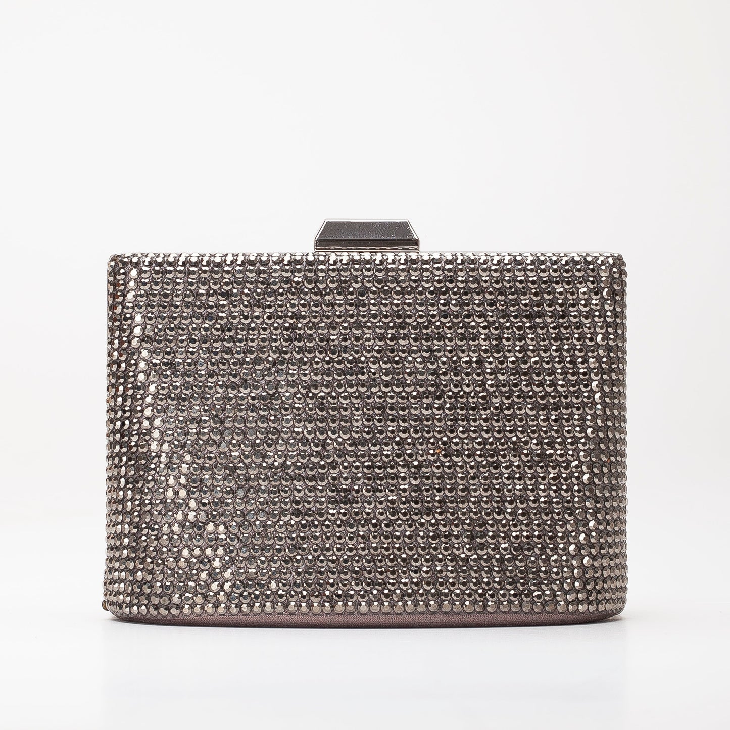Marla - Bolso de Noche Plateado con Purpurina