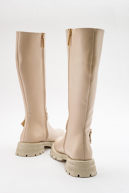 Covela - Bota alta beige (Mujer)