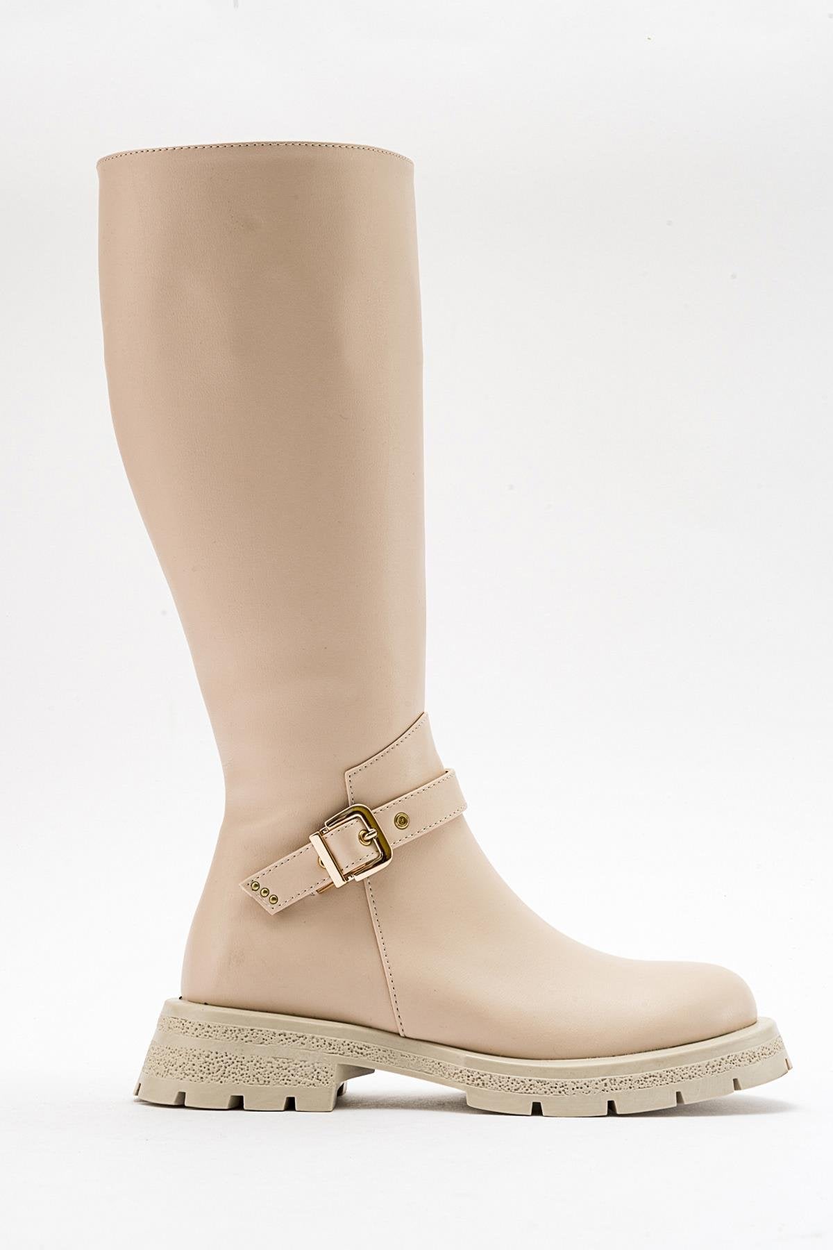 Covela - Bota alta beige (Mujer)