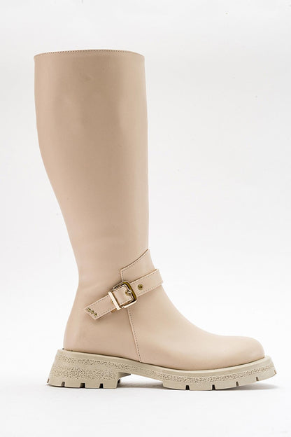 Covela - Bota alta beige (Mujer)