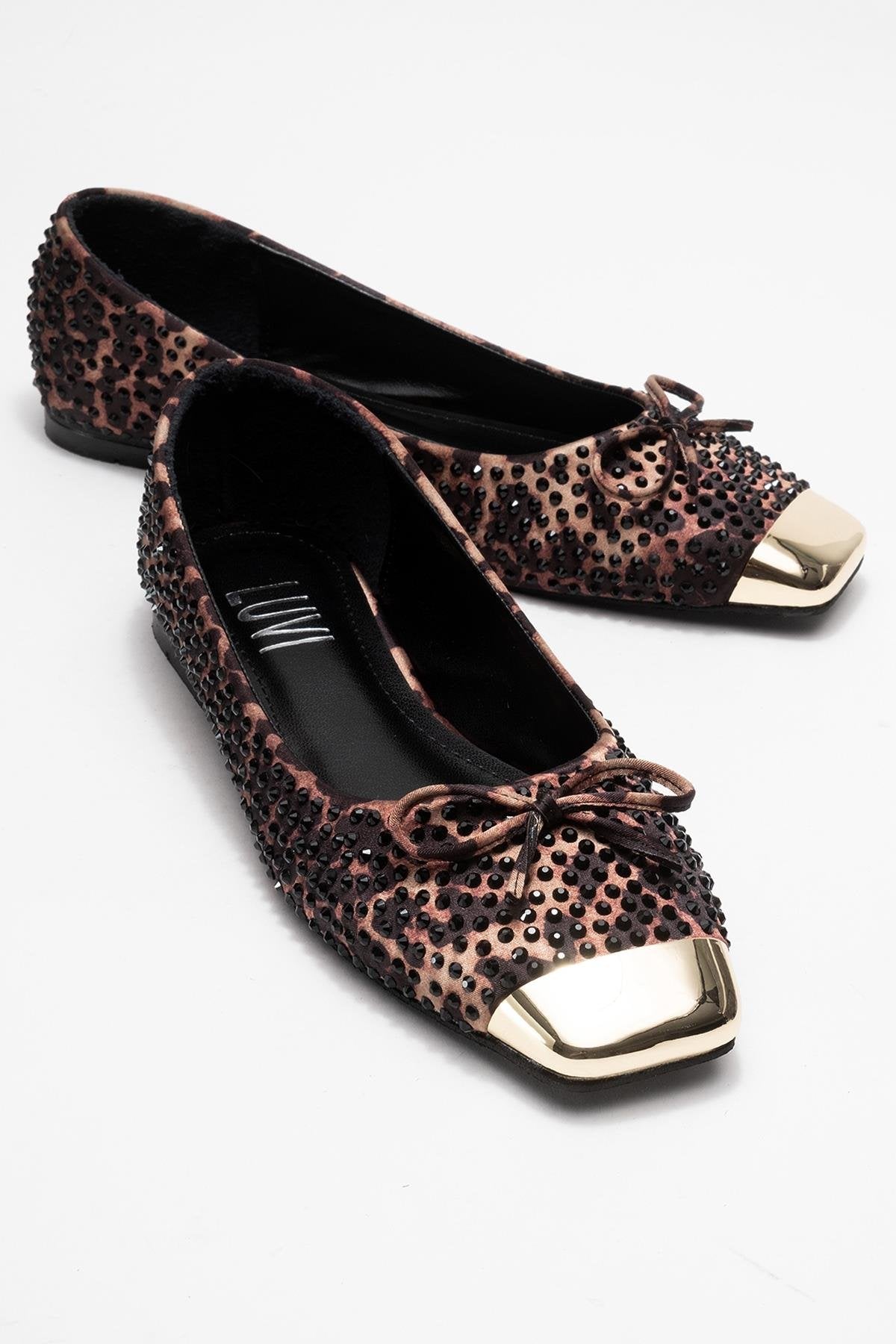 Abra - Leopard Bow Ballet Flat (Women)